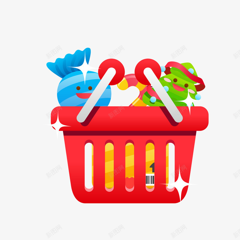 卡通储物篮矢量图eps免抠素材_新图网 https://ixintu.com PNG图 PNG图下载 储物篮 创意卡通 卡通 卡通插图 插图 购物筐 矢量图