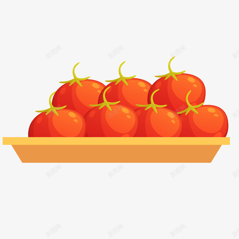 超市购物番茄图标矢量图ai_新图网 https://ixintu.com 冰箱 卡通图标 图形 手绘卡通 标志 番茄 简约的 货架 购物车 超市 超市购物 矢量图