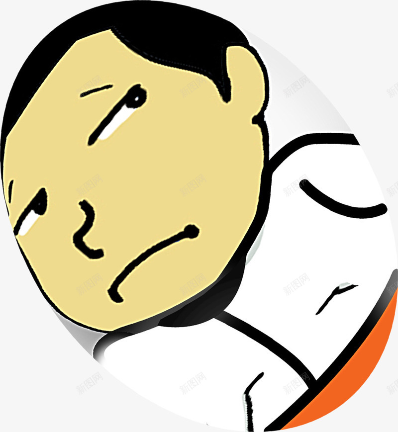 无聊的男孩卡通人物手绘不倒翁png免抠素材_新图网 https://ixintu.com 不倒翁 人物 卡通 无聊 男孩
