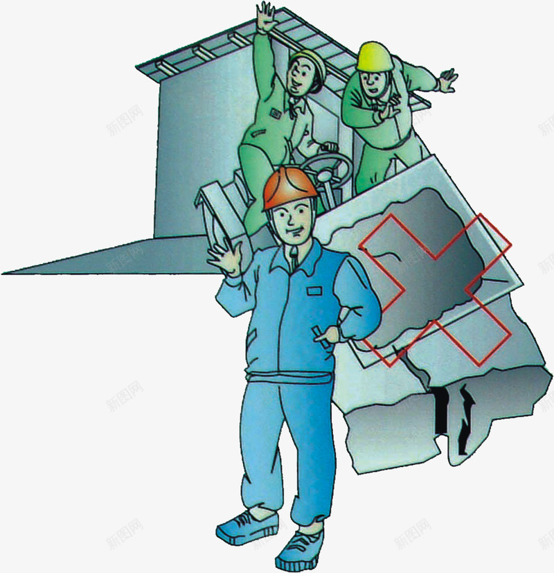 建筑工地施工安全挂图png免抠素材_新图网 https://ixintu.com 工地 建筑工地施工安全挂图图片 施工 施工安全宣传图