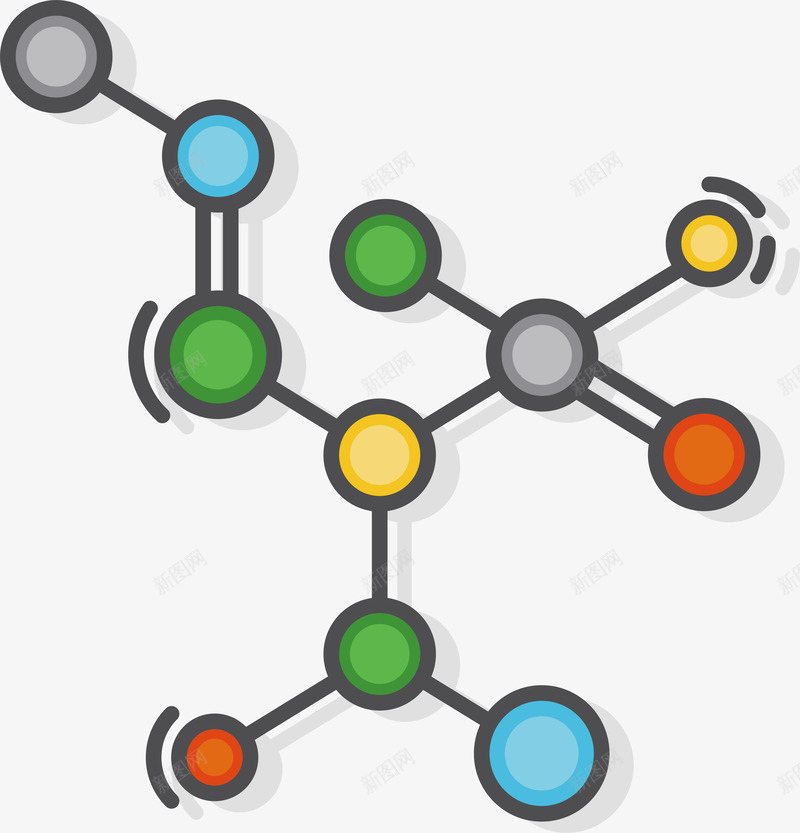 化学分子研究png免抠素材_新图网 https://ixintu.com 分子 分子式 分子结构 化学分子 矢量png 研究结构