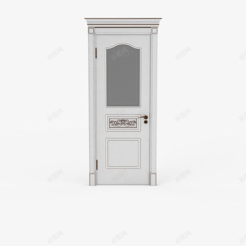 简单白色欧式时尚花纹雕花门png免抠素材_新图网 https://ixintu.com 时尚 欧式门 白色玻璃欧式拱形门 简单白色欧式时尚花纹雕花门 花纹 雕花 雕花门