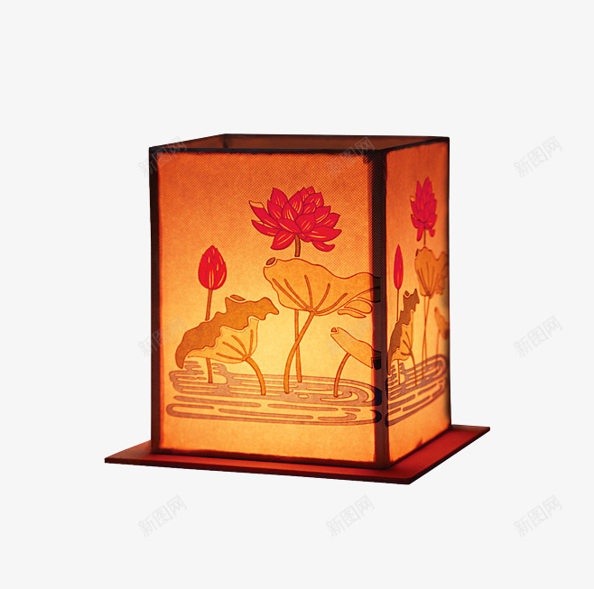 中秋放河灯的灯png免抠素材_新图网 https://ixintu.com 中秋 灯 荷花 荷花灯