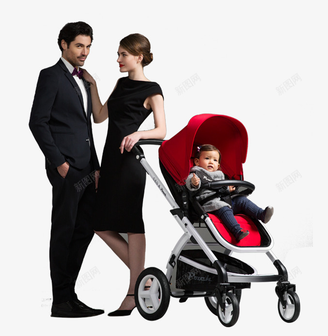婴儿车png免抠素材_新图网 https://ixintu.com 婴儿 婴儿车 推车