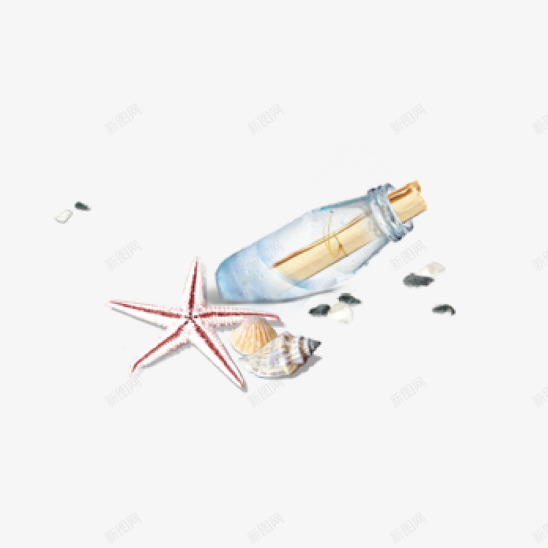 白色爱情飘落瓶情人节元素png免抠素材_新图网 https://ixintu.com 光泽 情人节 沙地 海星 爱情 白色 粉色 纹理 高光