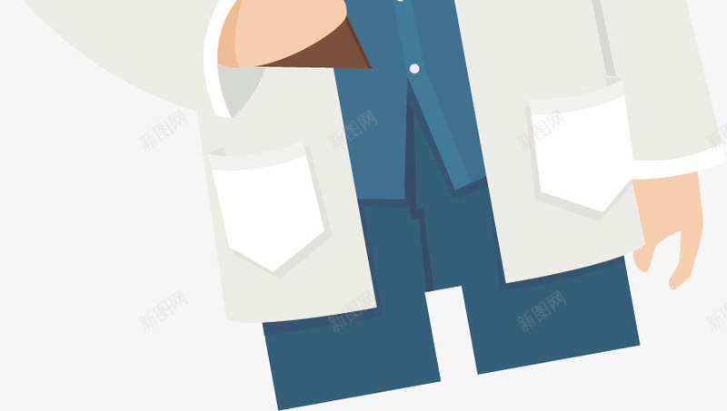 戴眼镜的男医生矢量图ai免抠素材_新图网 https://ixintu.com 医生 卡通手绘 听诊器 微笑 男孩 白色 眼睛 矢量图