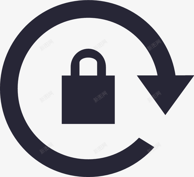旋转锁定图标png_新图网 https://ixintu.com 旋转锁 锁定 图标