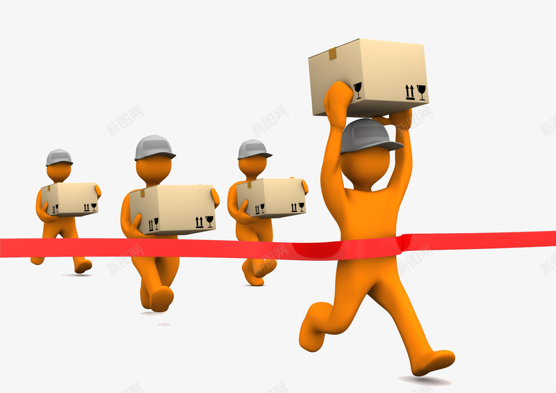 搬运货物跑步png免抠素材_新图网 https://ixintu.com nb 卡通手绘 奔跑 工人 搬货员 搬运 生产 生产商 生产家 箱子 货 货物 跑 运输货物