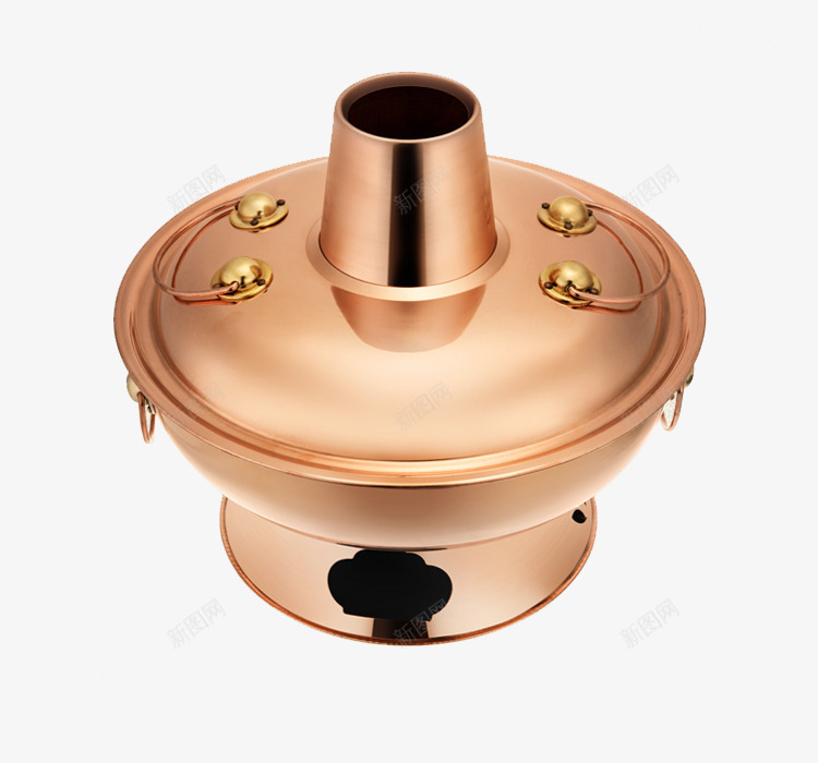 紫铜鸳鸯火锅png免抠素材_新图网 https://ixintu.com 产品实物 免抠 火锅涮锅 火锅炉 紫铜鸳鸯火锅 经典 老式碳火锅 铜火锅 铜锅