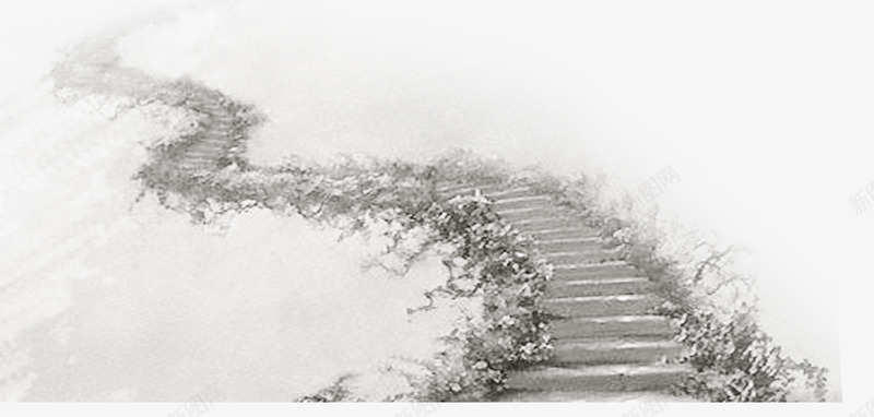 水墨小路朦胧画png免抠素材_新图网 https://ixintu.com 45 中国风 小路PNG 水墨画 小模糊 雨蒙蒙