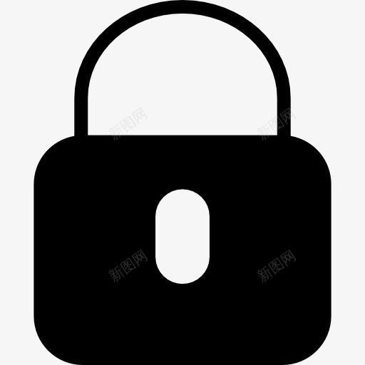 锁定图标png_新图网 https://ixintu.com 安全 工具和器具 挂锁 锁