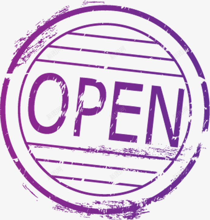 OPEN复古印章集合png免抠素材_新图网 https://ixintu.com open 印章 图片 复古 集合