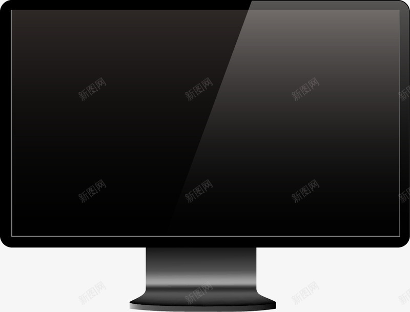 液晶显示器png免抠素材_新图网 https://ixintu.com 液晶显示器 电脑显示器 黑色显示器