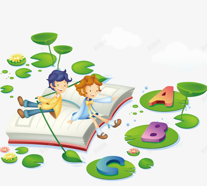 学习主题儿童卡通插画png免抠素材_新图网 https://ixintu.com 卡通学习儿童免费png下载 卡通学习的儿童矢量图 学习儿童卡通插画矢量素材 学习的儿童