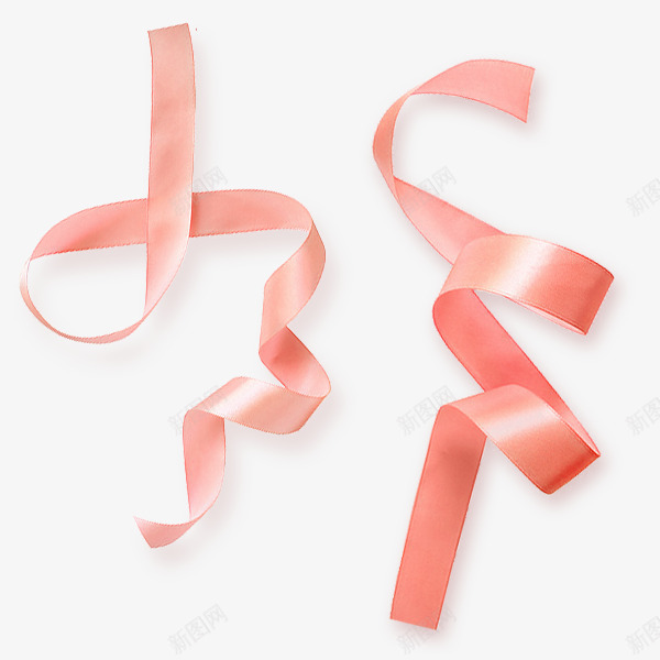 粉色丝带png免抠素材_新图网 https://ixintu.com 圈圈姿态丝带 少女风丝带 礼盒丝带 粉色丝带