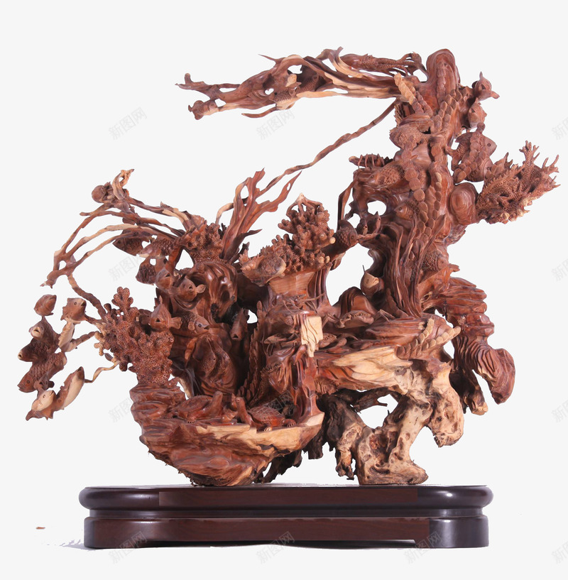 红豆杉根雕png免抠素材_新图网 https://ixintu.com 红木 红豆杉 红豆杉雕刻 艺术品