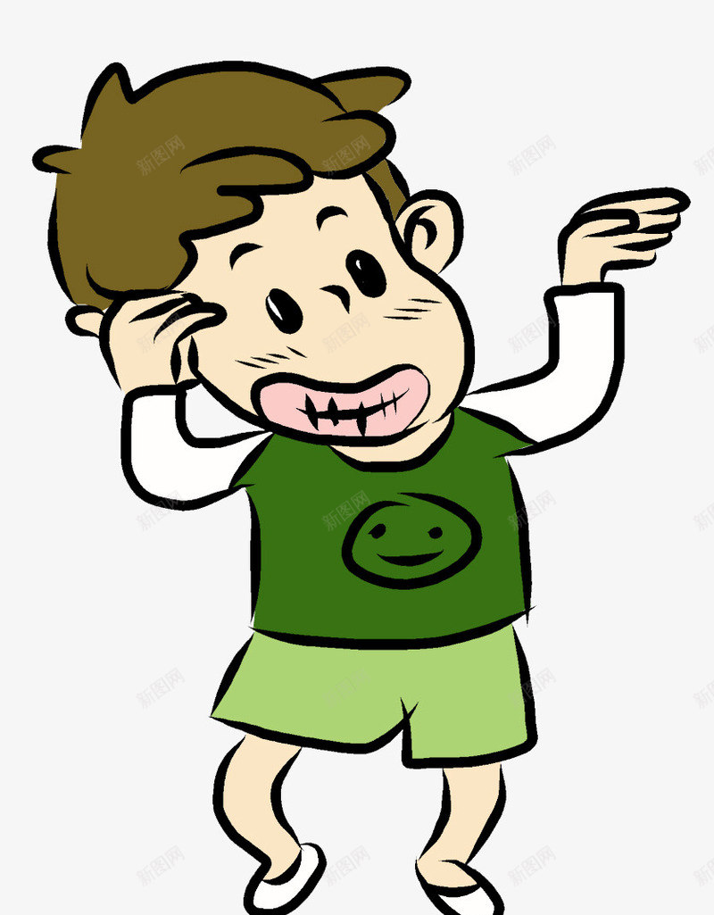 男孩幼儿园调皮儿童png免抠素材_新图网 https://ixintu.com 儿童 幼儿园 男孩 调皮