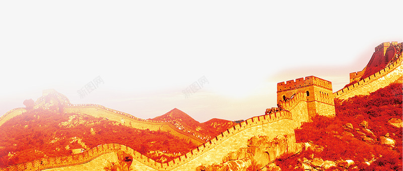 万里长城png免抠素材_新图网 https://ixintu.com 万里长城 中国古建筑 图示 图识 山水长城 插图 长城 长城画