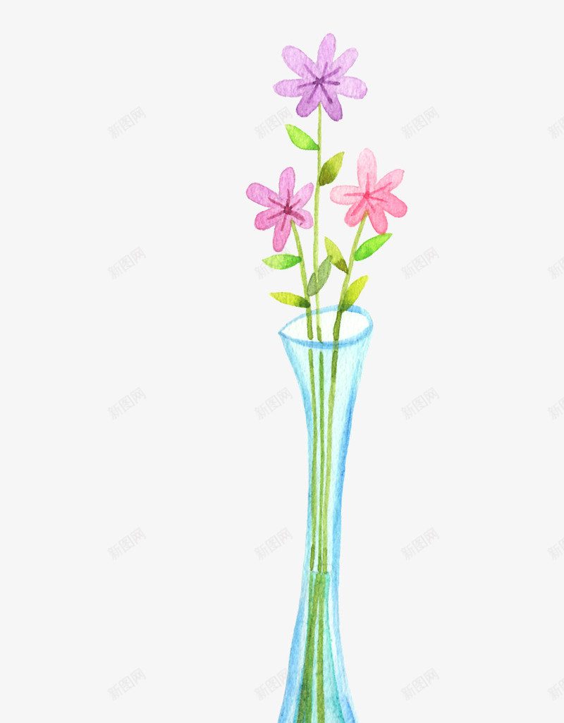 花瓶png免抠素材_新图网 https://ixintu.com 家居 手绘 艺术 花 花瓶 装修 装饰