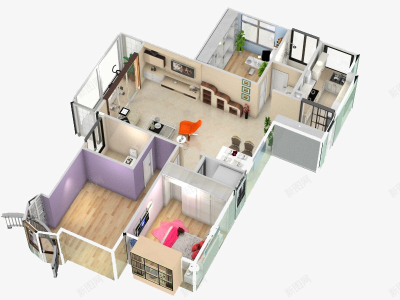 房屋精装修png免抠素材_新图网 https://ixintu.com 精装修 精装房