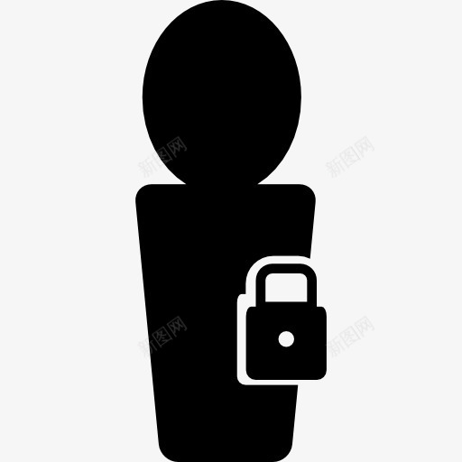 用户图标png_新图网 https://ixintu.com 保护隐私 坚持的人 安全 形状 挂锁 私人