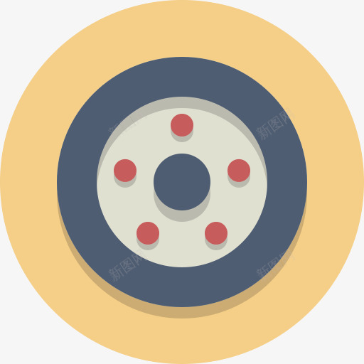 汽车轮轮胎轮圆形图标png_新图网 https://ixintu.com Car tire wheel 汽车轮 轮 轮胎