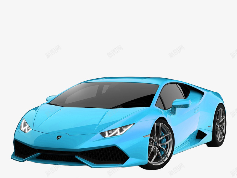 兰博基尼png免抠素材_新图网 https://ixintu.com 交通工具 兰博基尼 汽车 蓝色兰博基尼 蓝色跑车 跑车