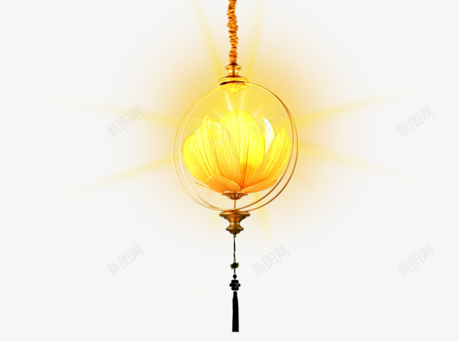中秋的天灯于装饰png免抠素材_新图网 https://ixintu.com 中秋 中秋的月亮 荷花 荷花灯