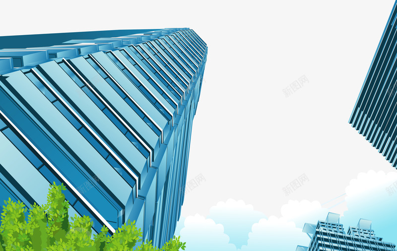 高楼大厦卡通建筑png免抠素材_新图网 https://ixintu.com 仰视的大厦 卡通建筑 城市仰视 矢量建筑 高楼写字楼