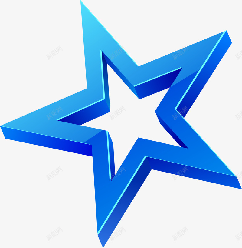 简单立体五角星星png免抠素材_新图网 https://ixintu.com 五角星星 唯美星星 工艺品 星星装饰品 立体星星 简单星星