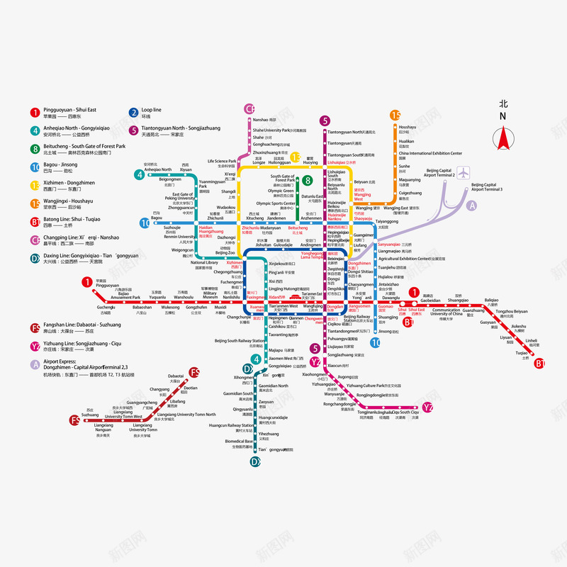 地铁线路图矢量图ai免抠素材_新图网 https://ixintu.com 交通 交通标志 图纸 地铁线路图 记号 路线 矢量图