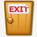 门png免抠素材_新图网 https://ixintu.com 出口 安全路线 房门 木门