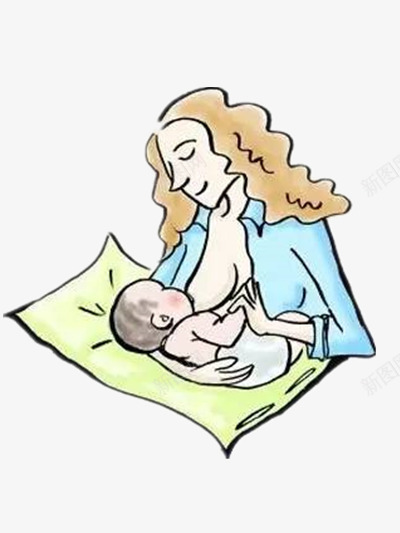 给孩子喂奶的妈妈png免抠素材_新图网 https://ixintu.com 人物 卡通 彩色 简单