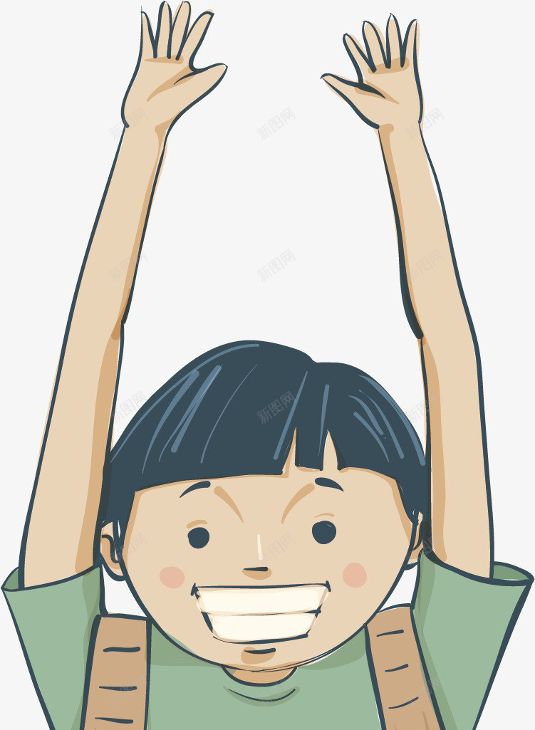 背着书包的可爱男生矢量图ai免抠素材_新图网 https://ixintu.com 上学 书包 可爱 学生 微笑 活泼 男孩 男生 矢量图