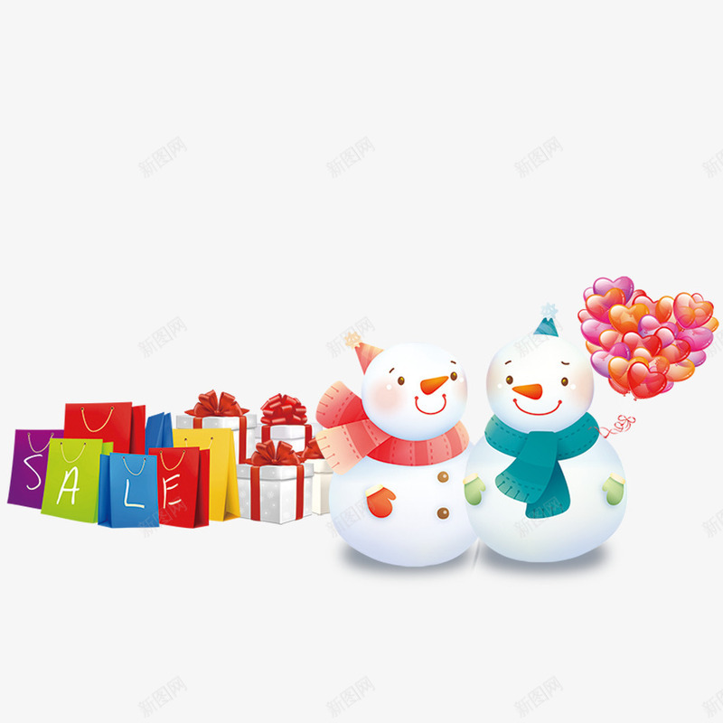 冬季小雪人png免抠素材_新图网 https://ixintu.com 下雪 冬天 冬季 冬季寒冷 冰天雪地 卡通 寒冷 小雪人 彩色盒子 手绘 盒子 礼物盒 立冬