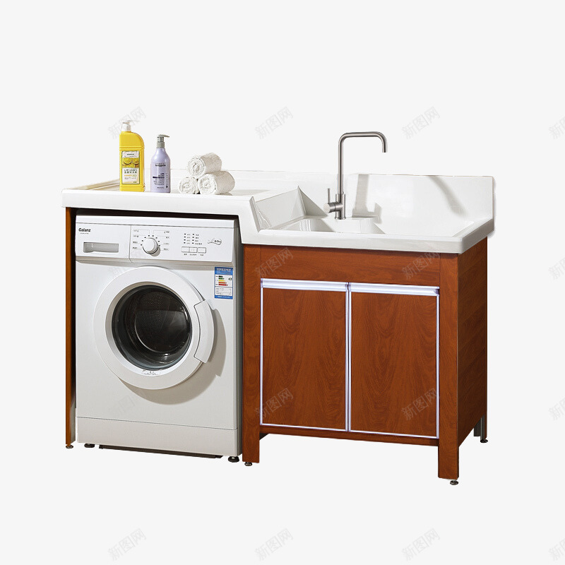 洗衣柜套装家具png免抠素材_新图网 https://ixintu.com 不锈钢洗脸盘 洗手盆 洗衣机 洗衣柜 滚筒式洗衣机 阳台洗衣柜