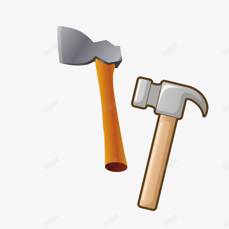 锤子装修工具装饰矢量图eps免抠素材_新图网 https://ixintu.com 图案 安装 安装工具 工具装修工具装饰 锤子 矢量图