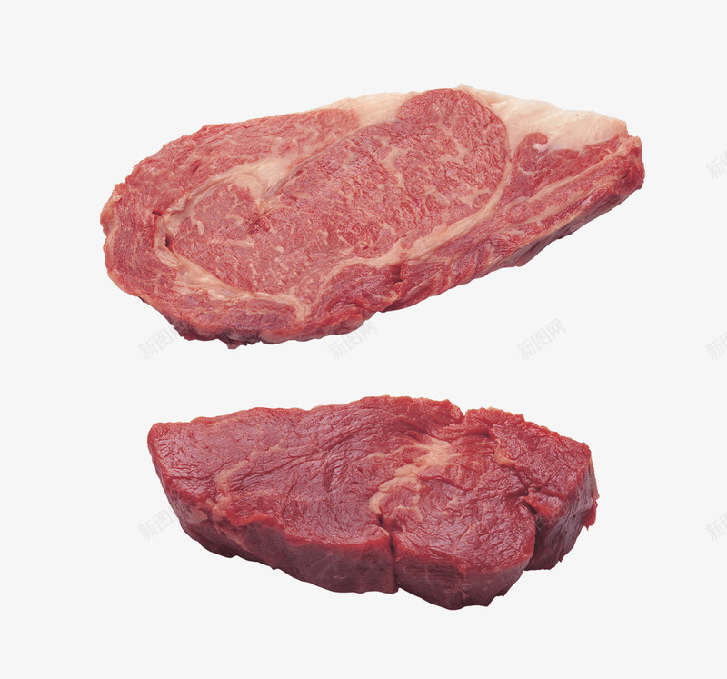 两片生猪肉psd免抠素材_新图网 https://ixintu.com 卫生 安全 新鲜 美味 营养 食物PNG素材
