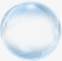 泡泡气泡水珠蓝色气泡装饰素材