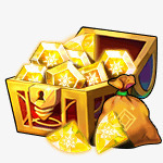 金色钻石游戏宝箱png免抠素材_新图网 https://ixintu.com 游戏 金色 钻石