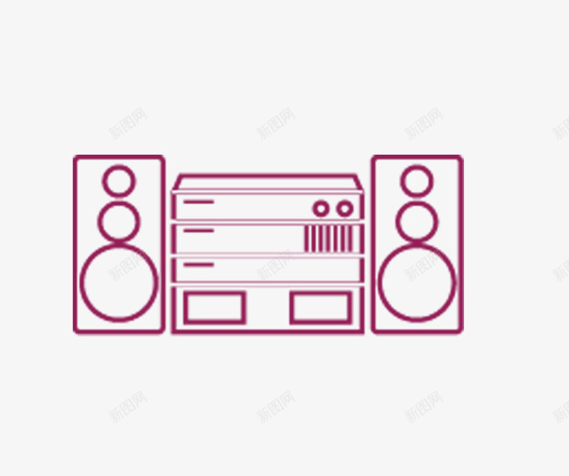 手绘卡通图案音响png免抠素材_新图网 https://ixintu.com 卡通 图案 手绘 手绘卡通图案 简单 音响