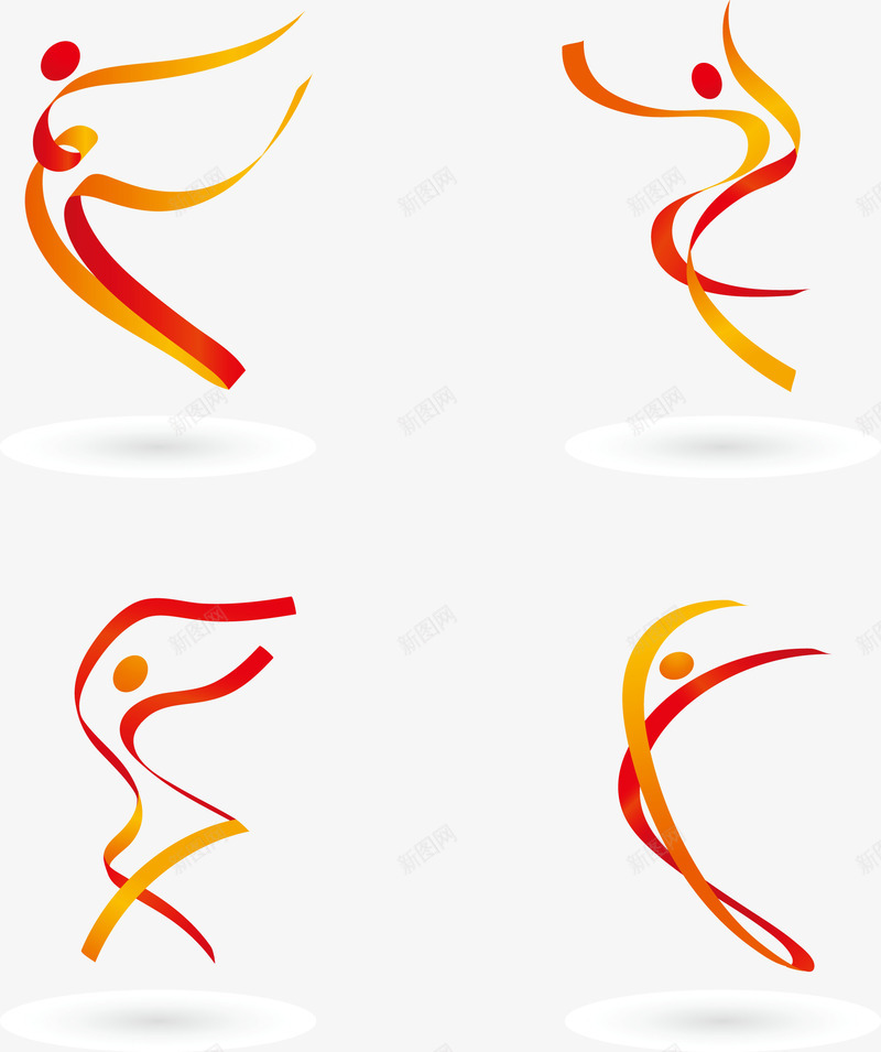线条体育人物图标装饰元素png_新图网 https://ixintu.com 体育人物 全方位 图标 线条 装饰