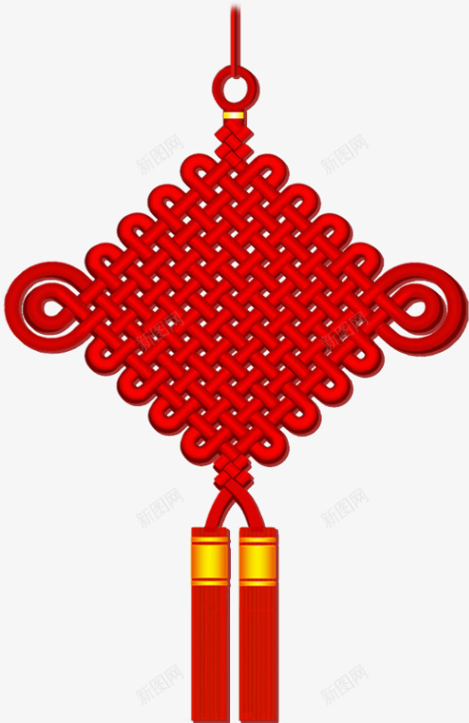 联通福结中国结吉祥结png免抠素材_新图网 https://ixintu.com 中国 吉祥 联通