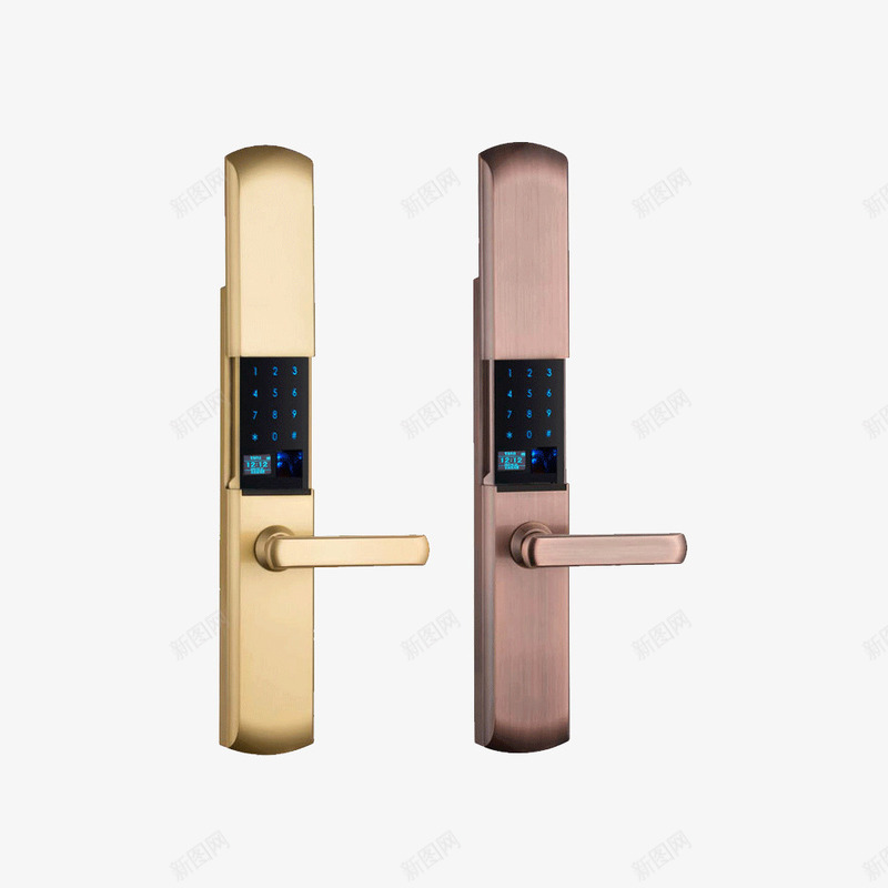 凯亦信滑盖指纹锁家用防盗门psd免抠素材_新图网 https://ixintu.com 刷卡锁 密码锁 智能锁 电子大门锁