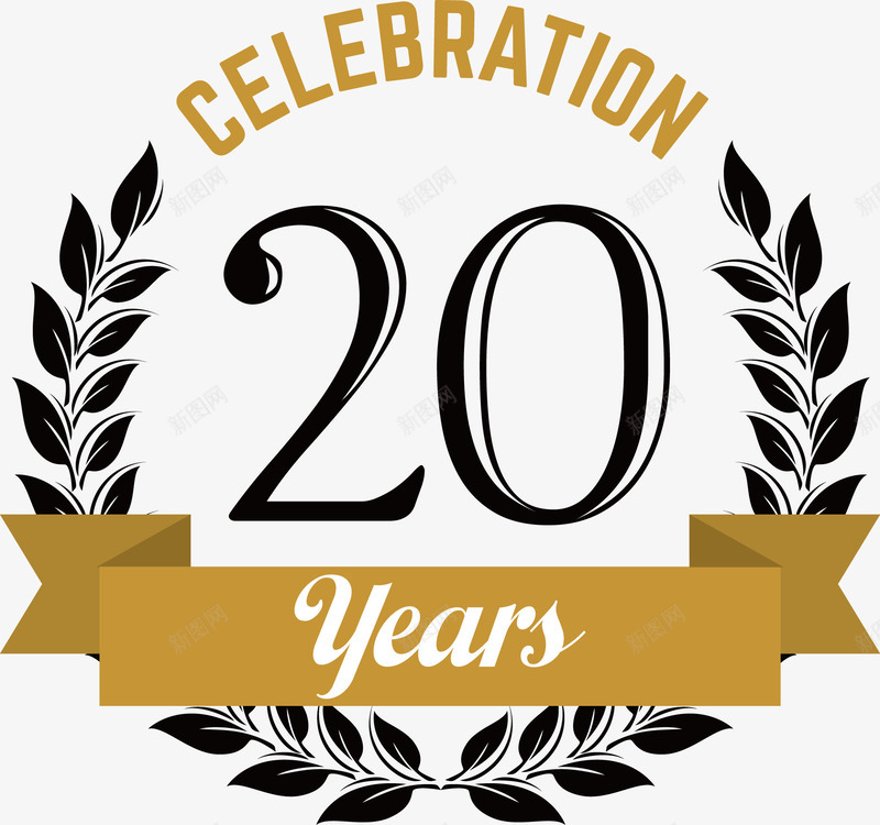 周年庆图标png_新图网 https://ixintu.com 20周年 周年庆图标 周年庆徽章