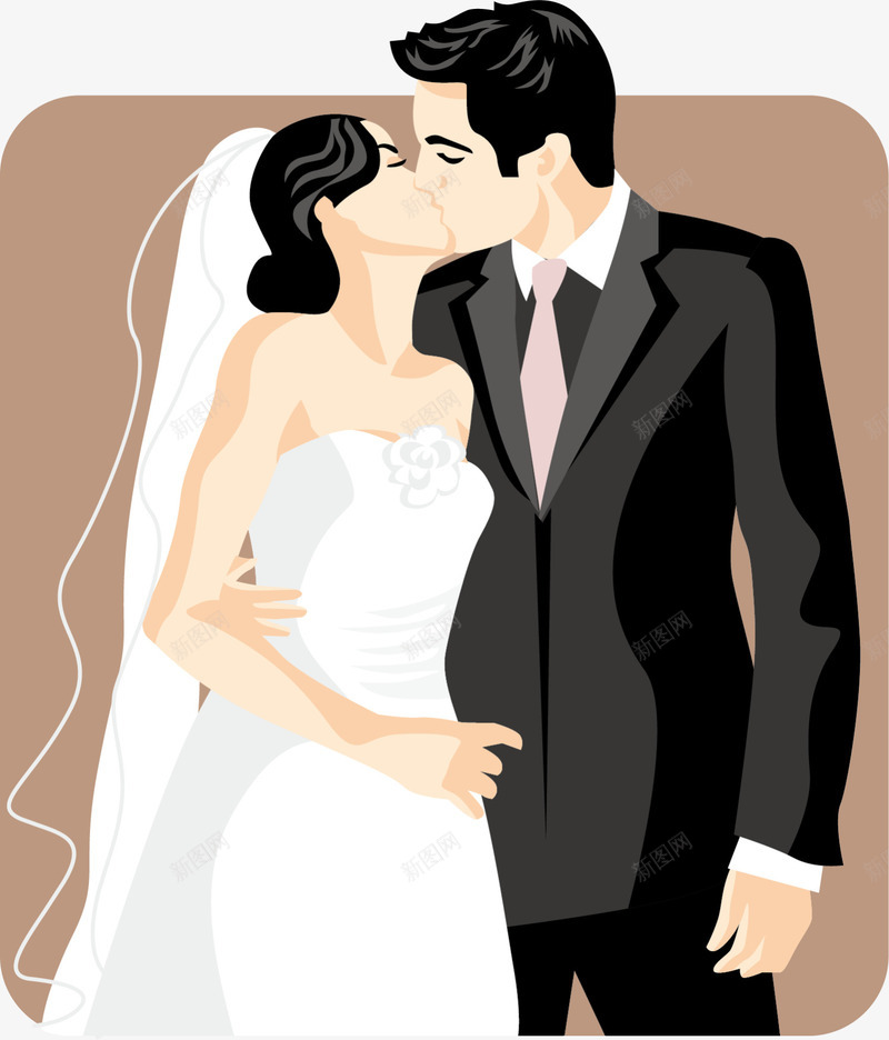 接吻婚礼亲密爱人png免抠素材_新图网 https://ixintu.com KISS 亲密爱人 婚庆 婚礼 接吻 接吻图 新娘 新郎 浪漫 爱情