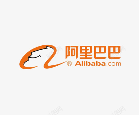 阿里巴巴橘色logo图标图标