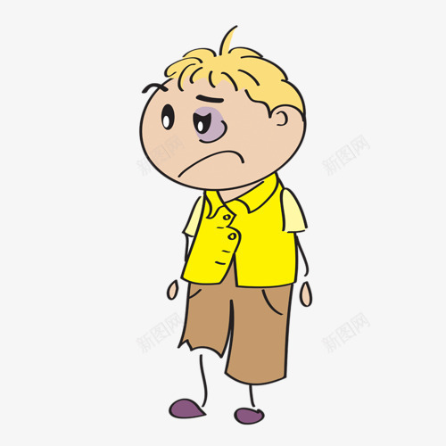 沮丧的男孩png免抠素材_新图网 https://ixintu.com 伤心 卡通 叹气沮丧 手绘 沮丧 男孩 站立的人 难过