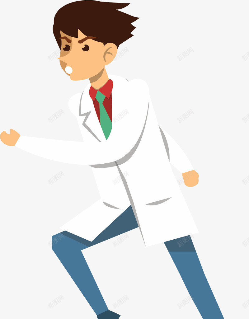 奔跑去急诊科的医生矢量图ai免抠素材_新图网 https://ixintu.com 医生 奔跑 奔跑的医生 急诊 急诊医生 矢量png 矢量图