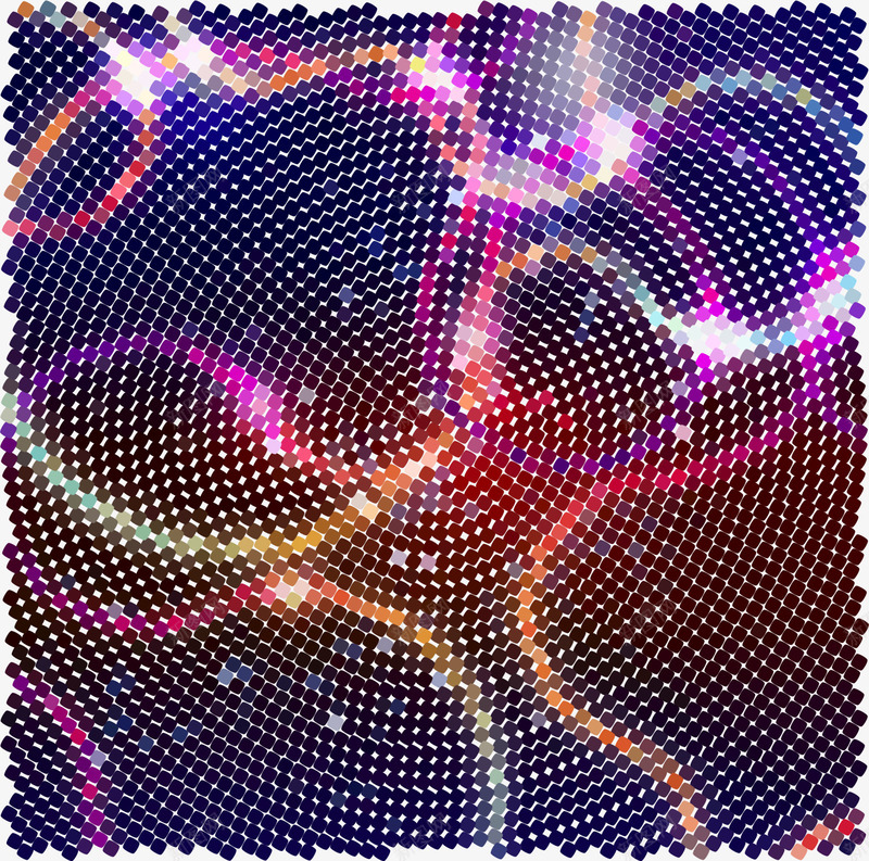 橙色梦幻光芒png免抠素材_新图网 https://ixintu.com 光芒 光辉 图案 彩色 方格 格子 梦幻 简约 线条